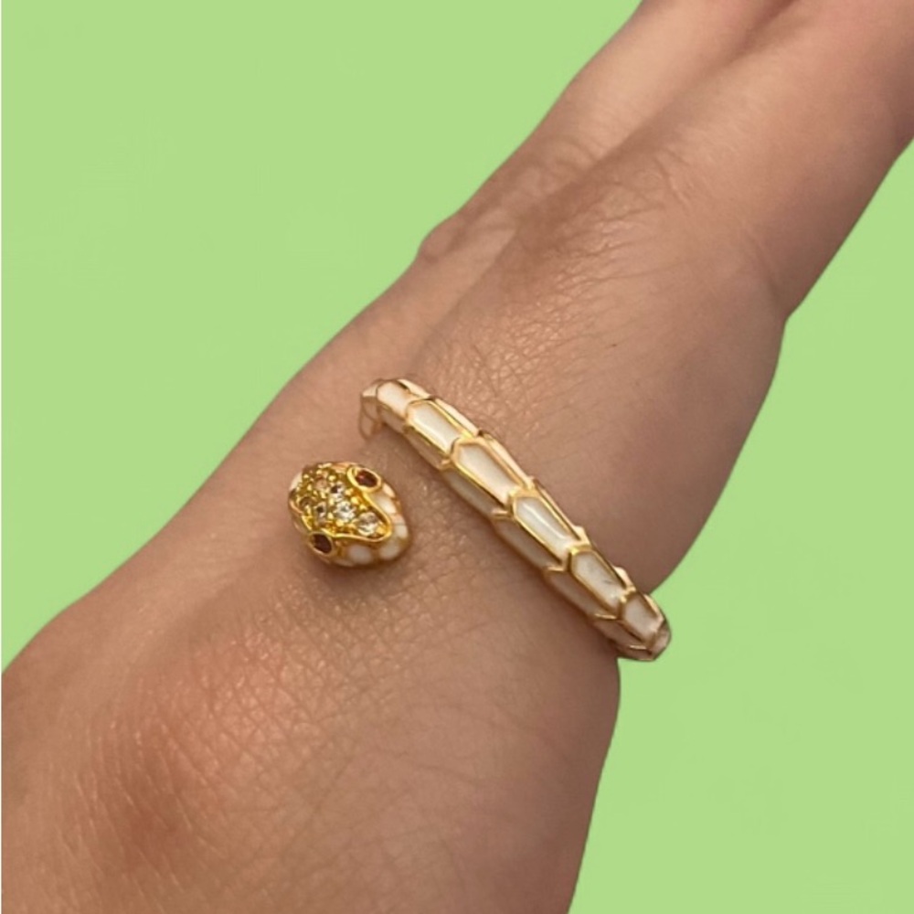 Baby Pink Snake Ring
